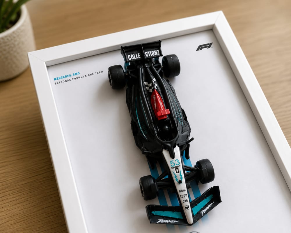 Mercedes-AMG Petronas F1 Lewis Hamilton #44 3D Diecast Frame view 3
