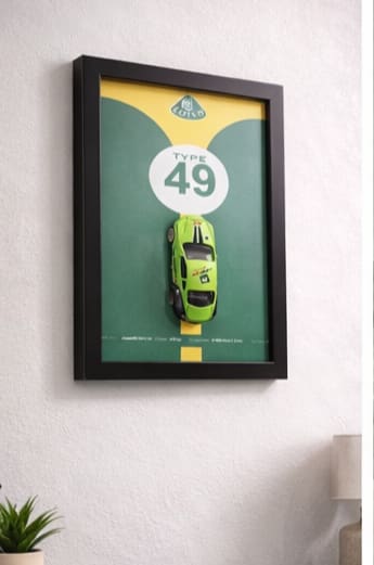 3D Toy car frame for home decor  view 2