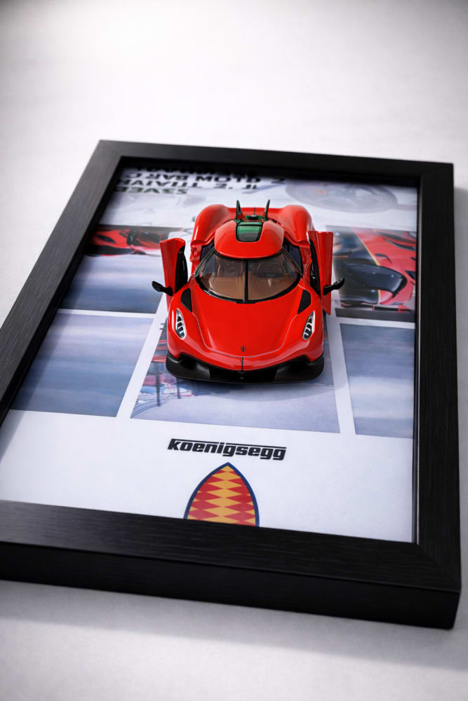 Koenigsegg Jesko Absolut 3D Die-caste frame  view 2